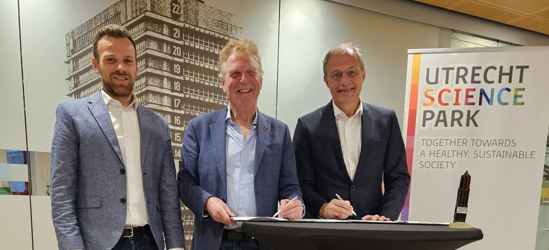 Extension of partnership between Utrecht Science Park Foundation and Utrecht Marketing