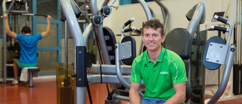 Sportdocent en Nederlands kampioen triatholon Dirk Wijnalda