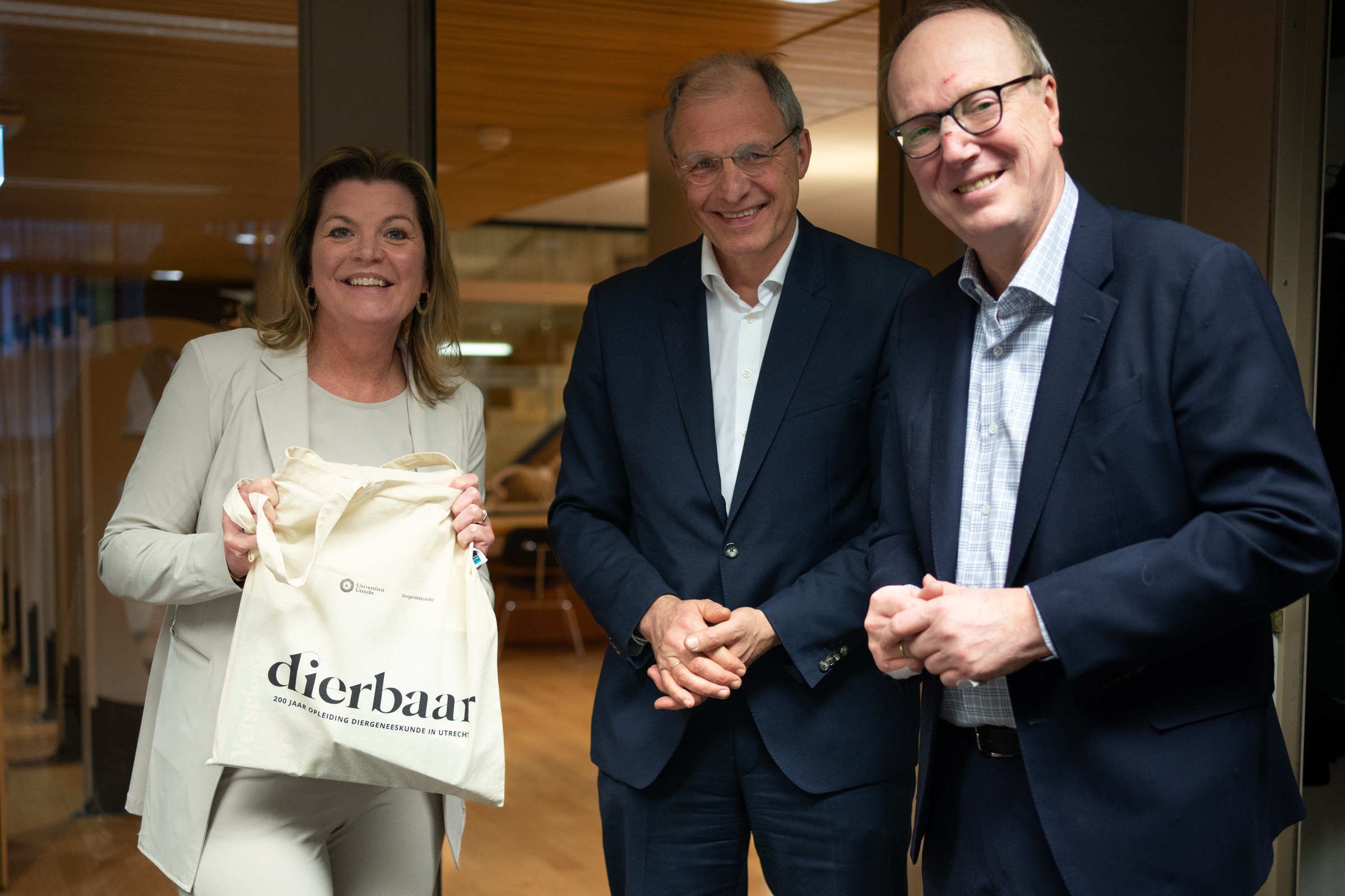 Minister Christianne van der Wal (Natuur en Stikstof) bezocht samen met VVD-statenlid André van Schie het Utrecht Science Park