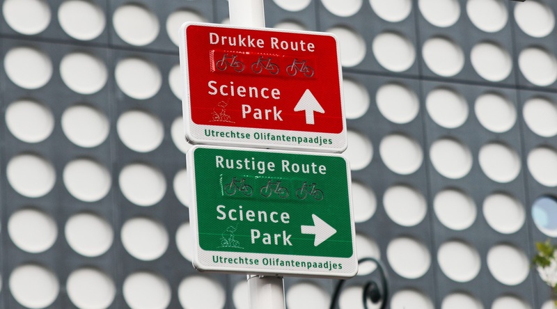 Proef Olifantenpaadje: rustigere route naar Utrecht Science Park